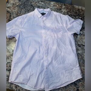 Denim & Flower Light Pink Short Sleeve Button-Down Shirt